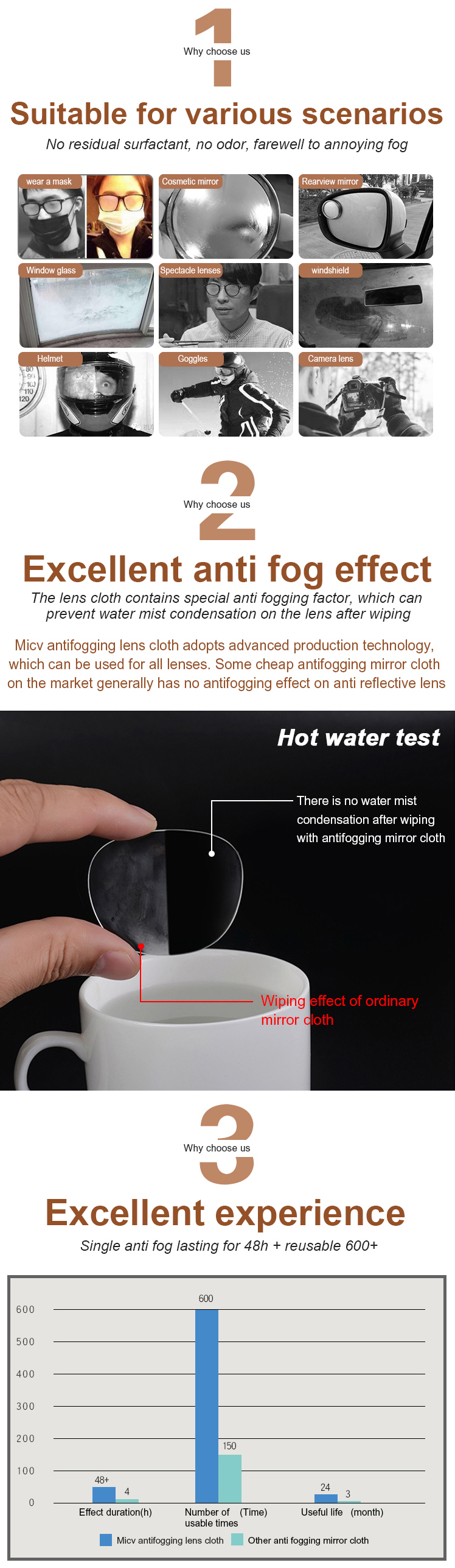 Anti-Fog Brillentuch
